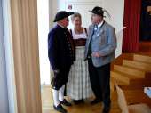 Gunter Dlabal mit Gerhard und Marianne Hinterbrandner